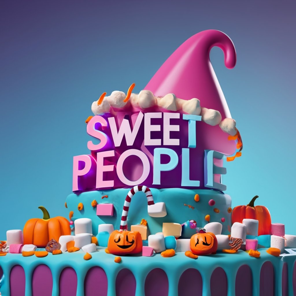 name_sweet_people_with_a_pink_halloween_hat_si